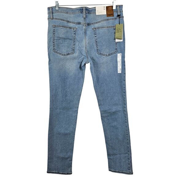 Goodfellow & Co Mens Slim Straight Fit Light Wash Jeans W38 L32 Total Flex Denim - Picture 4 of 12